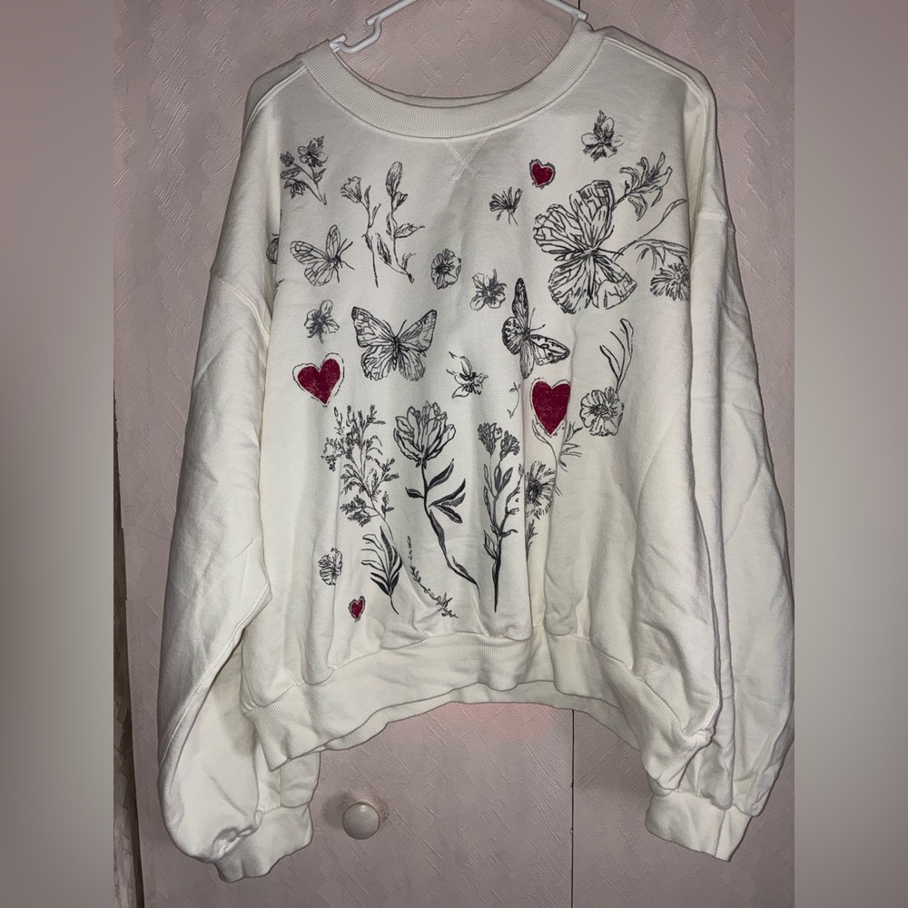 Anthropologie Pilcro The Niki sweatshirt: Leigh Viner edition - Picture 5 of 9